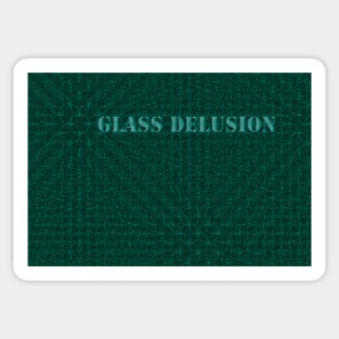 Glass Delusion pattern  - Green Sticker